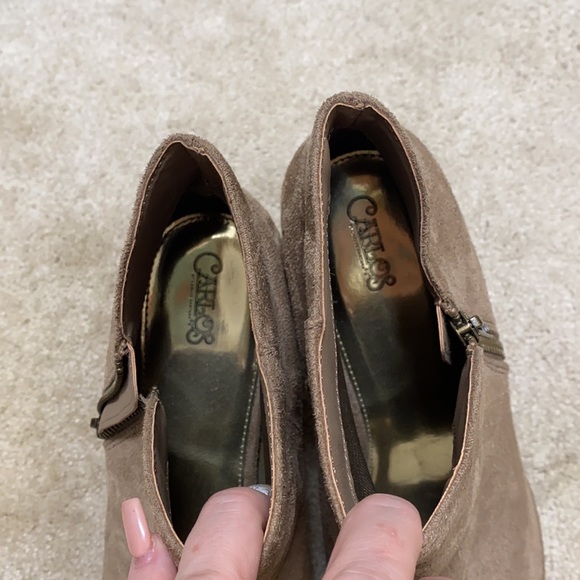 Tan suede boots - Picture 4 of 5